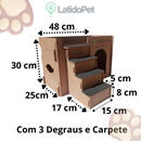 Casinha para cães e gatos personalizada para montagem -LatidoPet