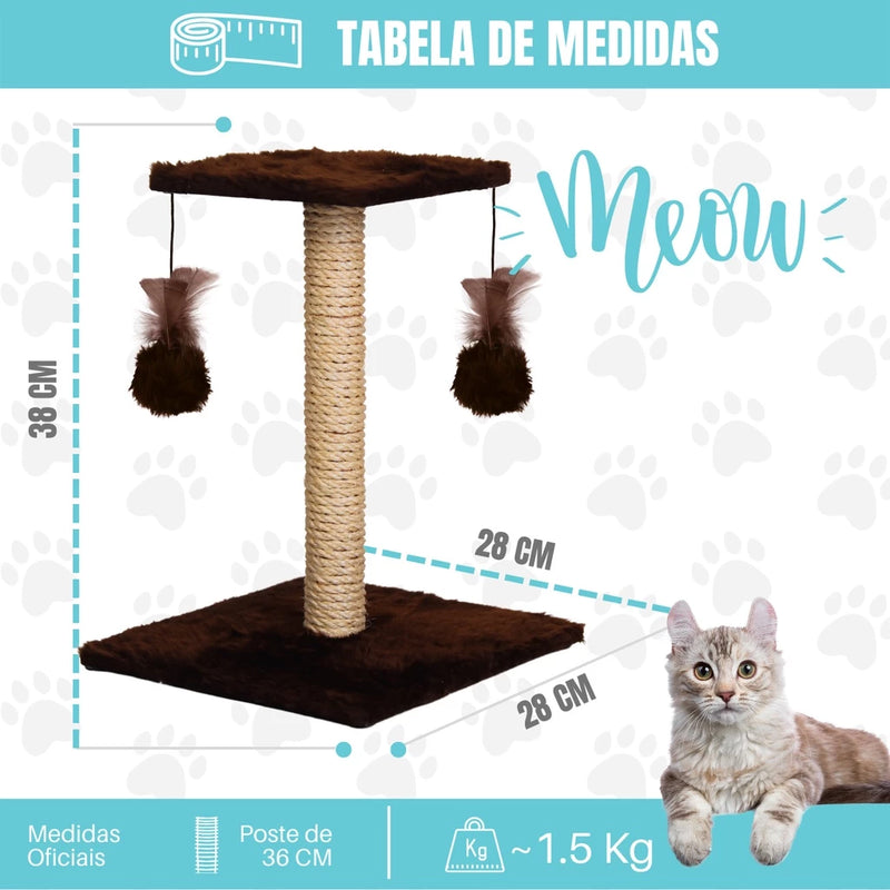 Arranhador Duo Square Cat - Diversão e Conforto para Seu Gato!